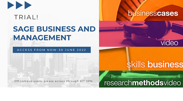 SAGE Business & Management (Now – 30 June 2022)