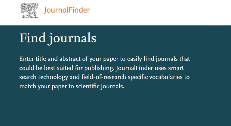 Finding the best journal to publish your paper