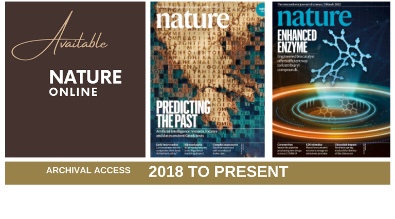 Nature Online is now available!