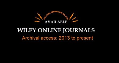 Wiley Online Journals is now available!
